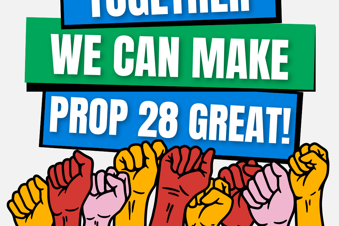 Coalition Letter: Re: Proposition 28, The Arts and Music In Schools Implementation Concerns